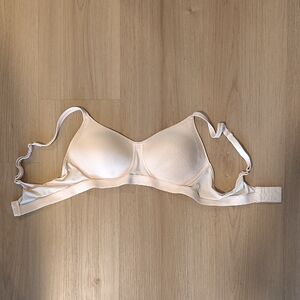 Women's Hanes Baby Pink Bra With Removable Straps